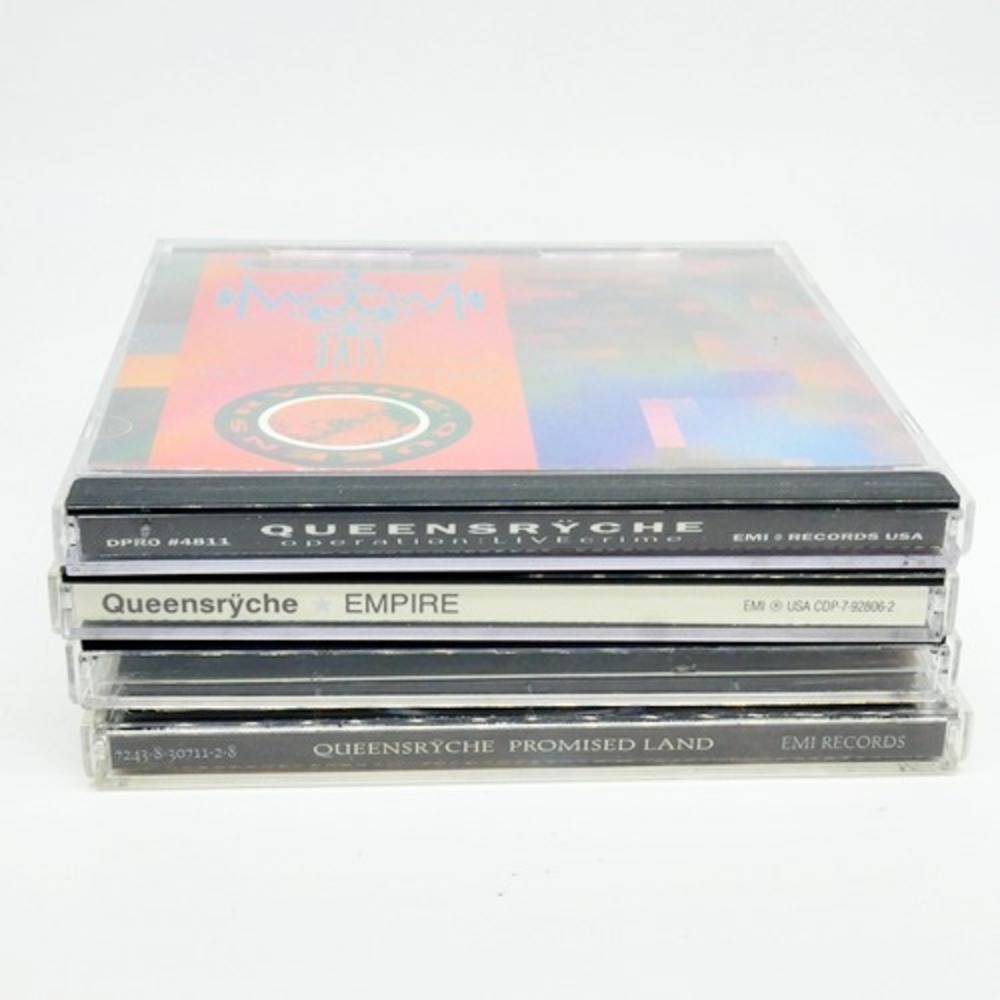 QUEENSRYCHE 5 CD Lot Empire Promised Land Operation Live & Mind Crime & S/T EP